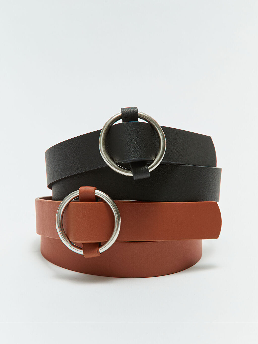 

Набор из 2 женских ремней с имитацией кожи LCW Accessories