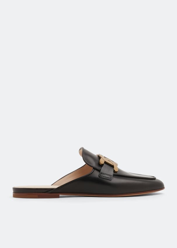 

Мюли TOD'S Leather mules, черный