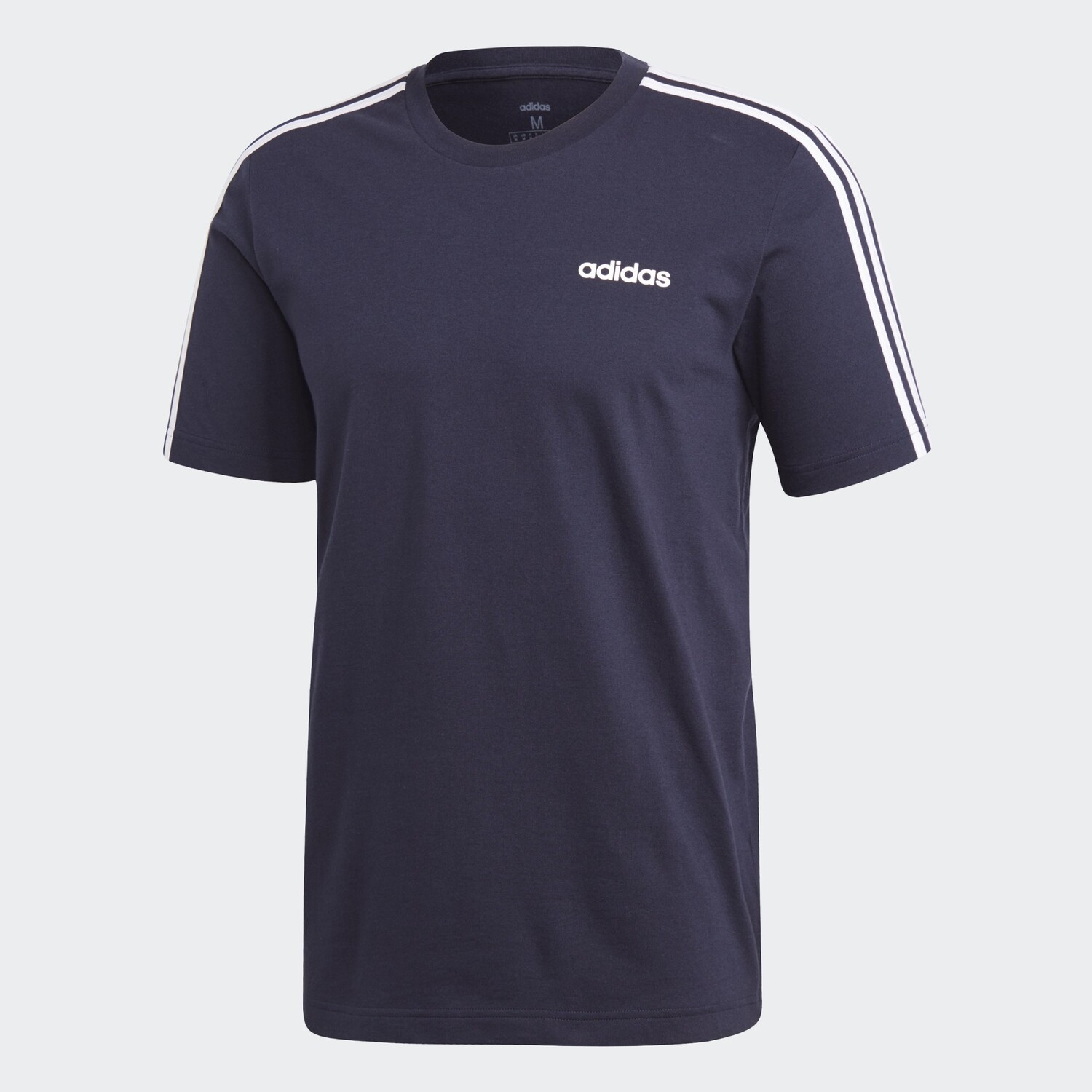 

Футболка Adidas Performance Essentials 3-Stripes, темно-синий/белый