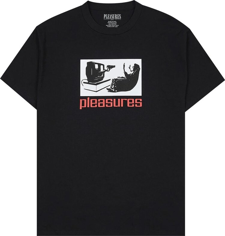 

Футболка Pleasures TV T-Shirt 'Black', черный