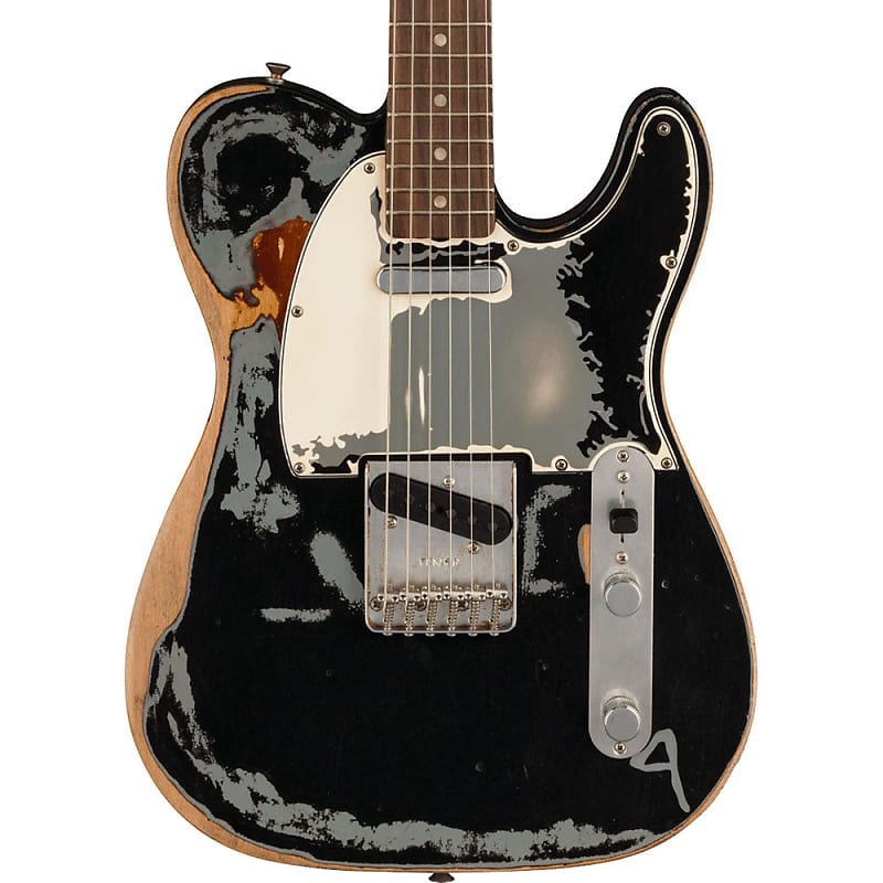 цена Электрогитара Fender Joe Strummer Telecaster, палисандр, черный