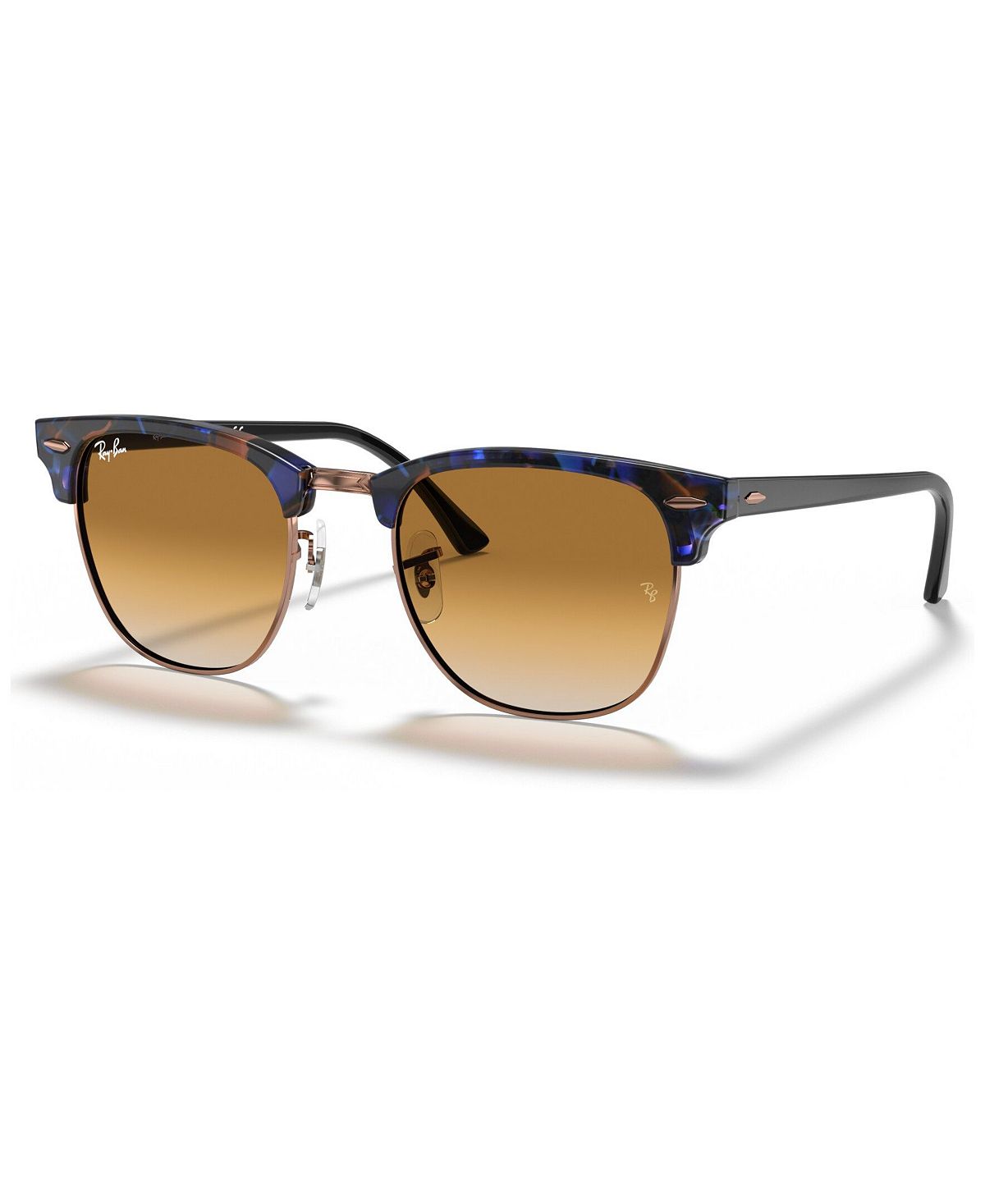 Солнцезащитные очки, rb3016 clubmaster fleck Ray-Ban, мульти – заказать с  доставкой из-за рубежа через онлайн-сервис «CDEK.Shopping»