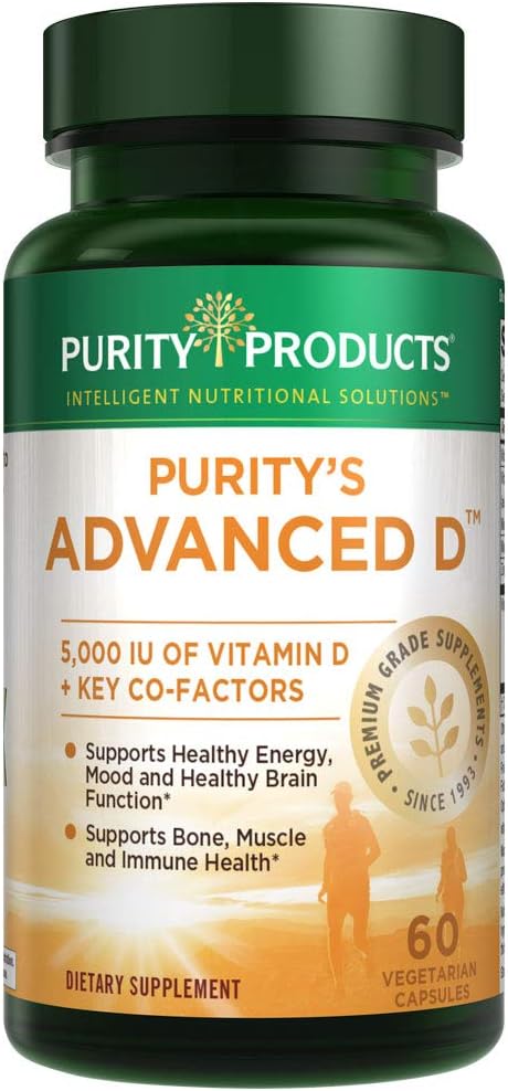 Purity Products Суперформула Dr. Cannell's Advanced D, 60 вегетарианских капсул purity products формула h a joint 90 капсул