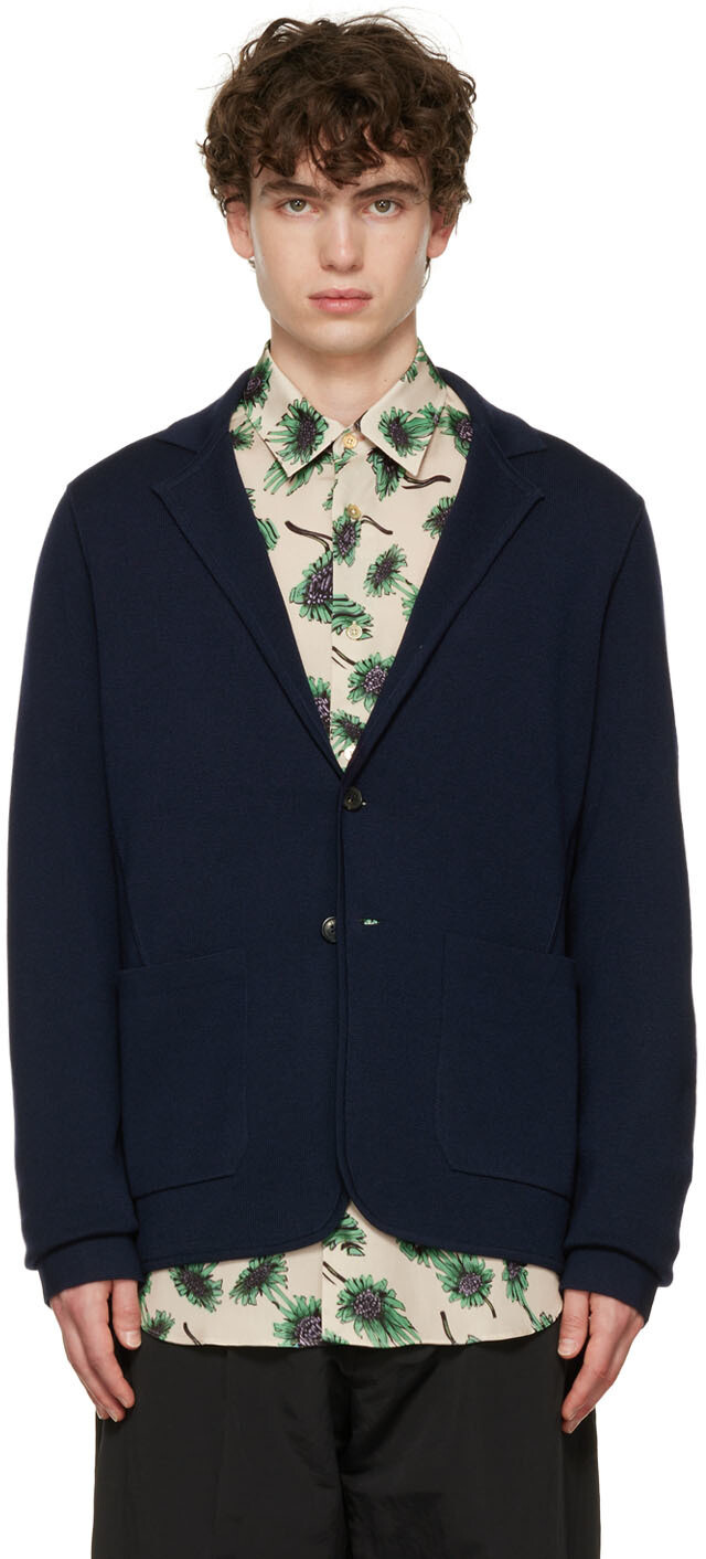 

Темно-синий кардиган-блейзер Paul Smith