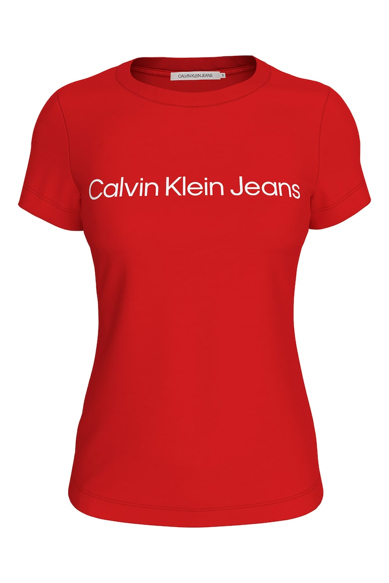 Тонкая футболка - 2 шт Calvin Klein Jeans, красный платье клубное calvin klein красный