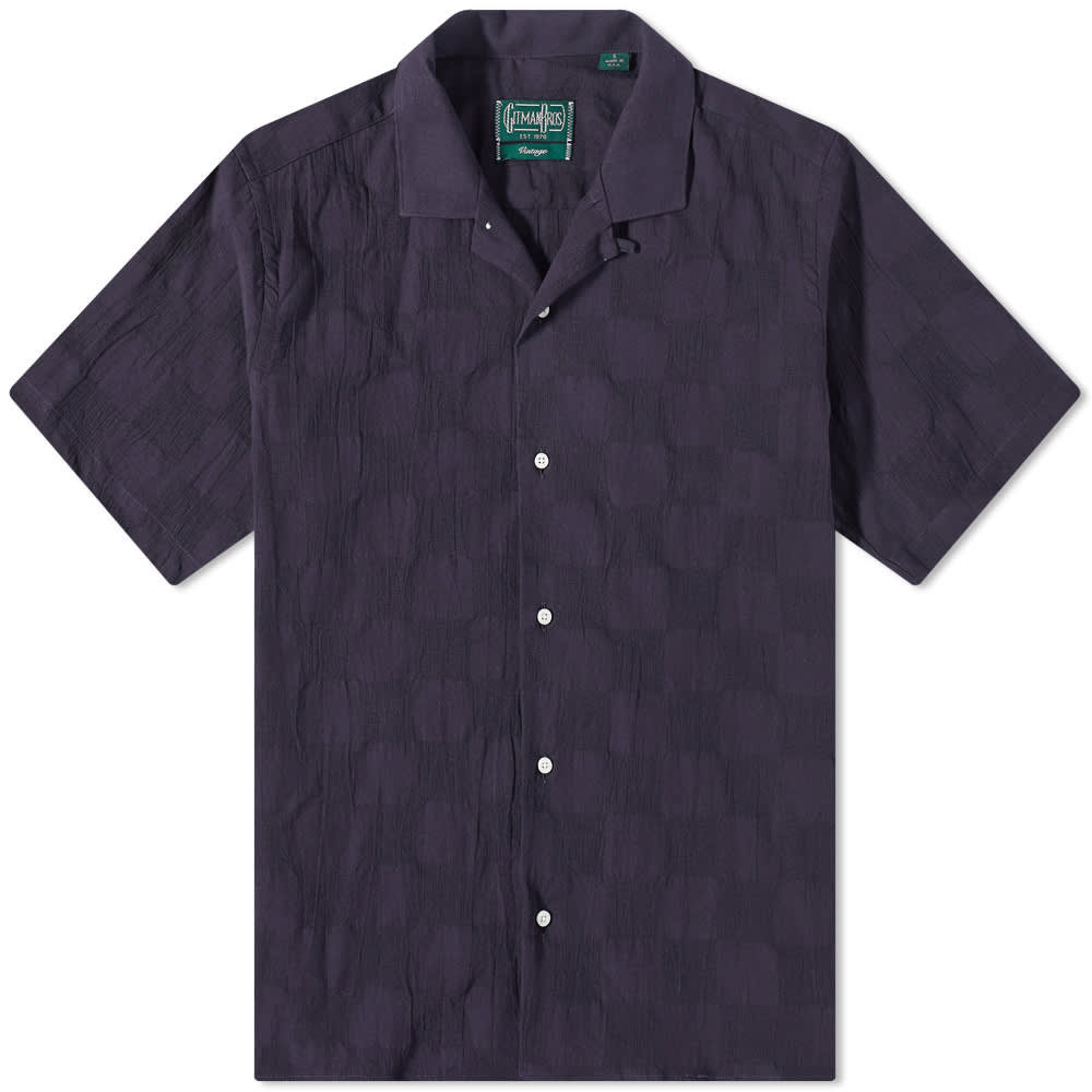 Рубашка Gitman Vintage Short Sleeve Camp Collar Panama Shirt