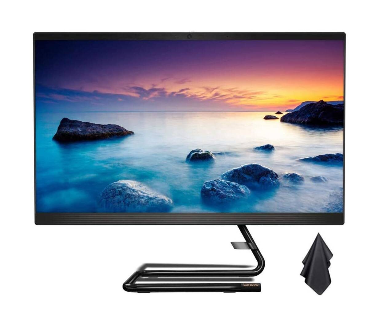

Моноблок Lenovo AIO 23.8", Intel Pentium Gold G6400T, FullHD, 16Гб, 128GB PCIe SSD, 1TB HDD, DVD-RW, черный