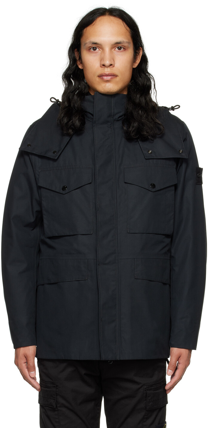 

Черный пуховик Ghost Piece Stone Island