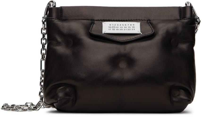 

Черная мини-сумка через плечо для красной ковровой дорожки Maison Margiela