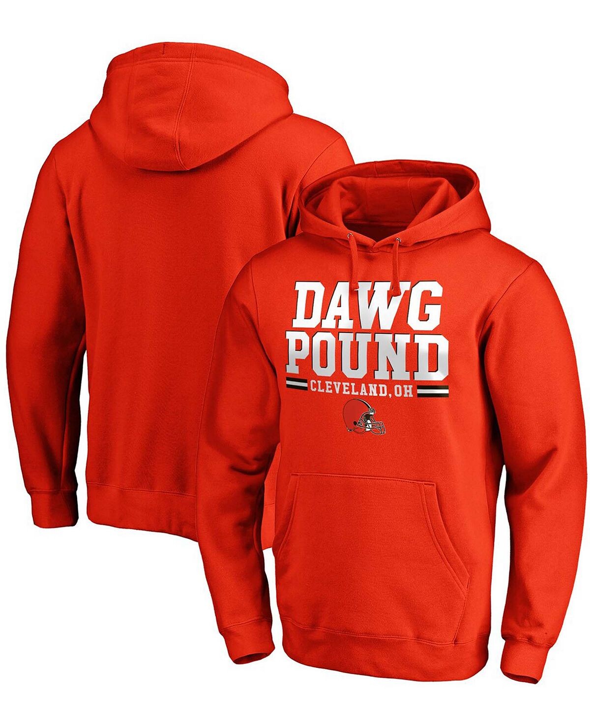 

Мужская оранжевая толстовка с капюшоном cleveland browns hometown Fanatics