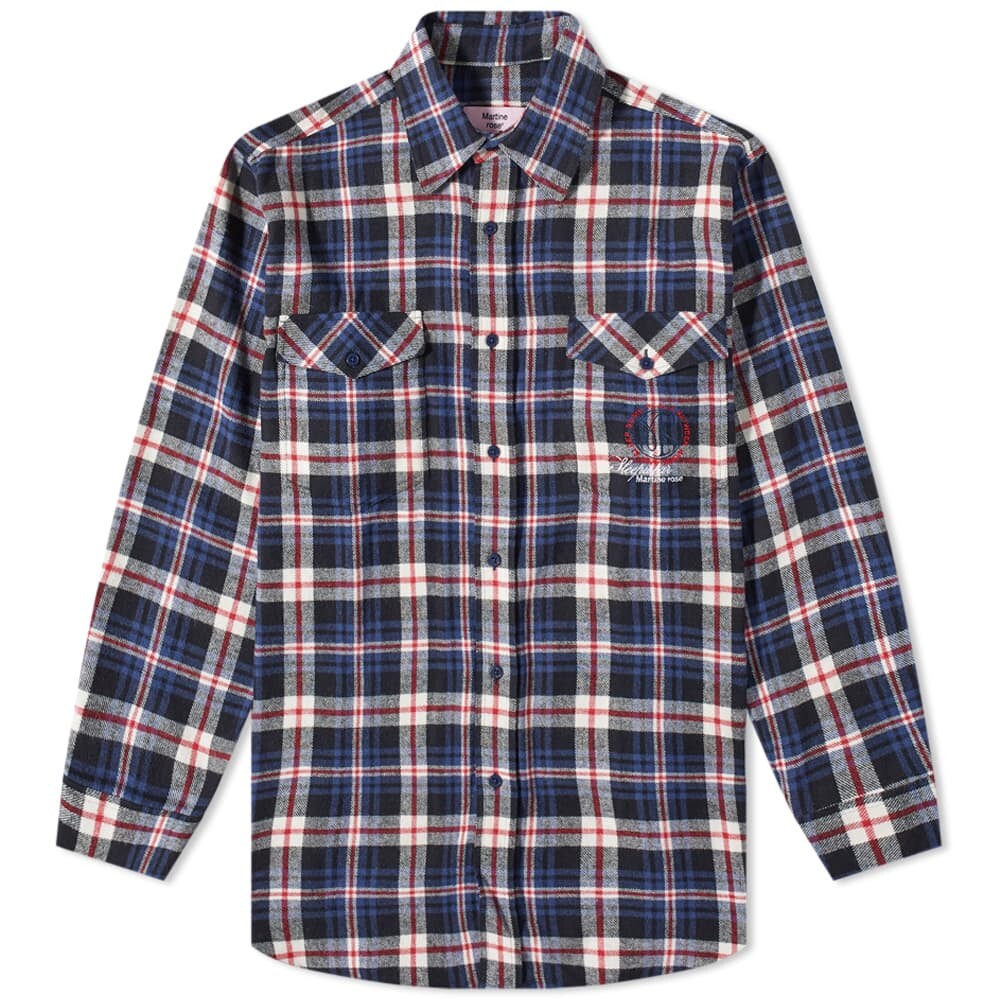 

Рубашка Martine Rose Flannel Overshirt