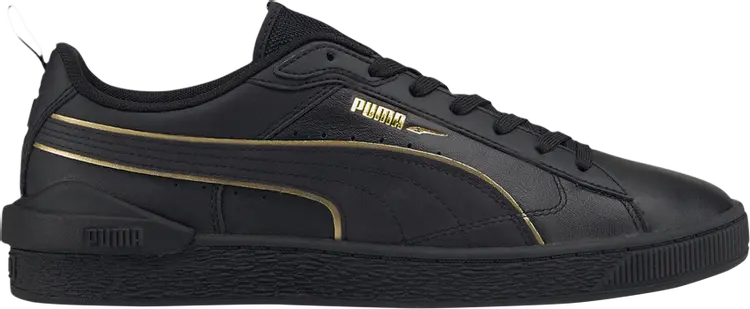 

Кроссовки Puma Suede Bloc Liquid Metal - Black Team Gold, черный