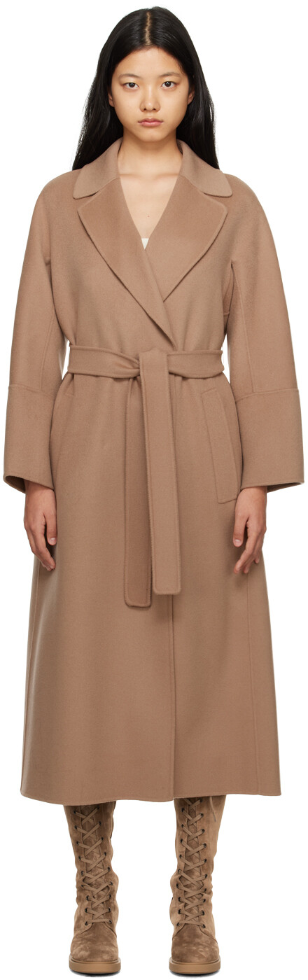 

Бежевое пальто Elisa S Max Mara, Бежевый