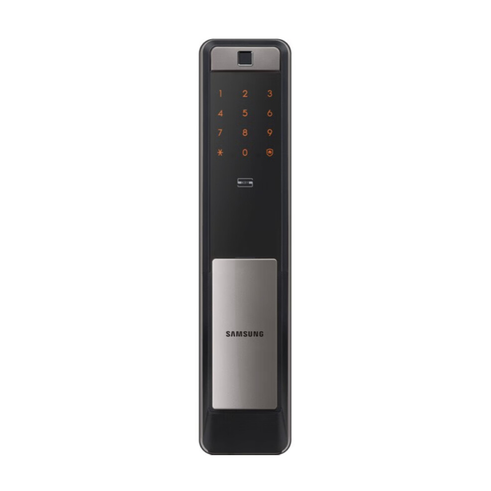 Электронный замок Samsung SHP-P72, биометрический, черный/серебристый