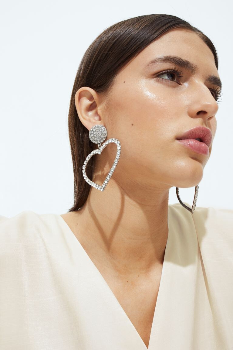 

Платье до колен H&M, сливочный