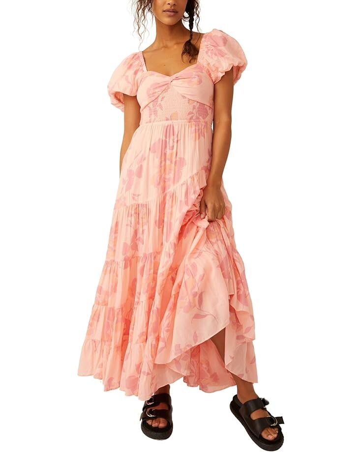 

Платье Free People Short Sleeve Sundrenched, цвет Pinky Combo