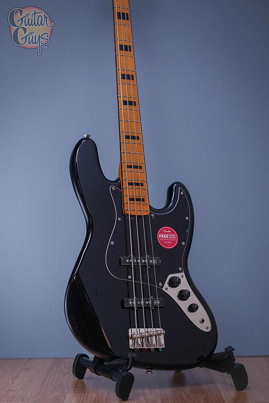 Squier CLASSIC VIBE '70S JAZZ BASS (черный) CLASSIC VIBE '70S JAZZ BASS (Black) - фото