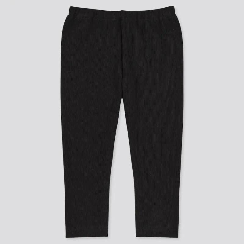 

Легинсы для малышей Uniqlo Toddler Ribbed, черный