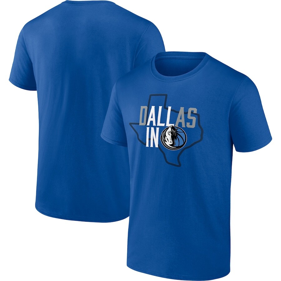 

Футболка с коротким рукавом Fanatics Branded Dallas Mavericks, синий