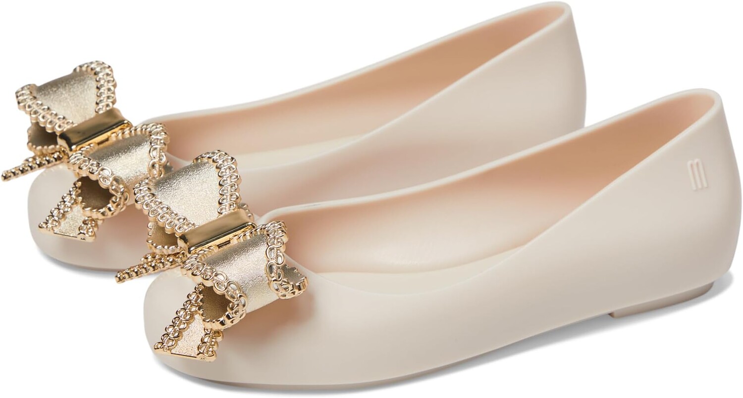 

Балетки Sweet Love INF Mini Melissa, бежевый/золотой