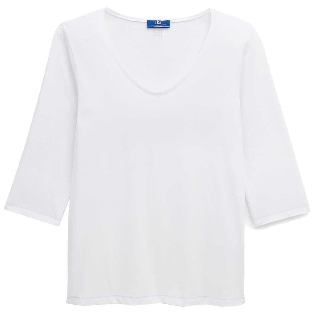 

Футболка Tbs Maudetee 3/4 Sleeve Round Neck, белый