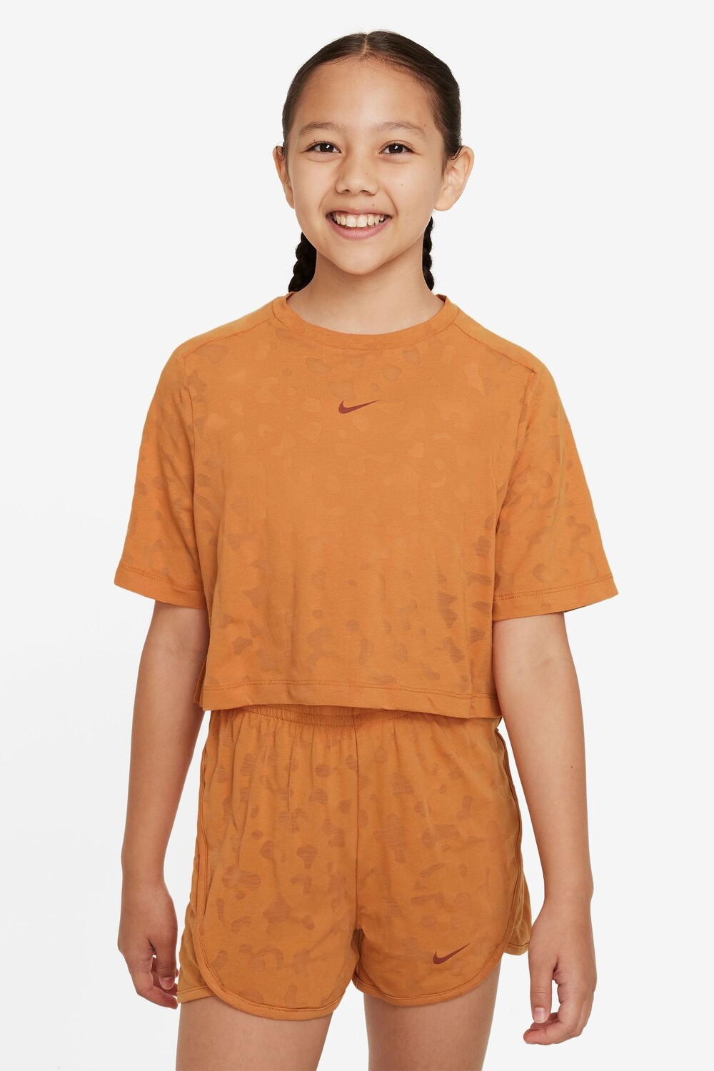 

Тренировочный топ Dri-FIT One Nike, оранжевый