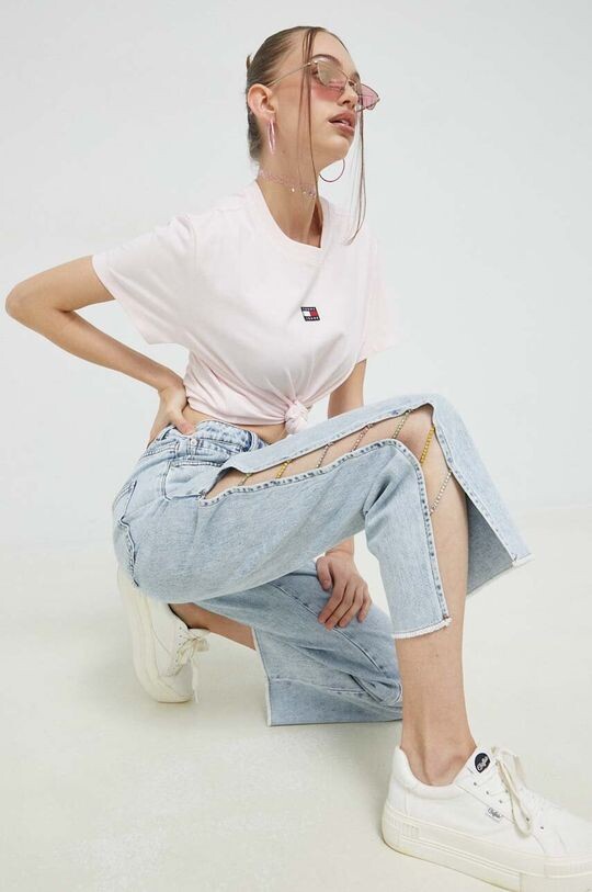 

Футболки Tommy Jeans, розовый