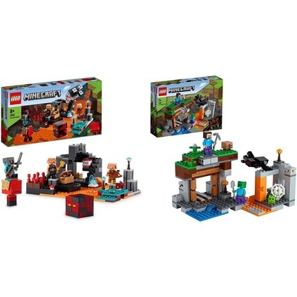 

Конструктор Lego 21185 Minecraft нижний бастион и заброшенная шахта