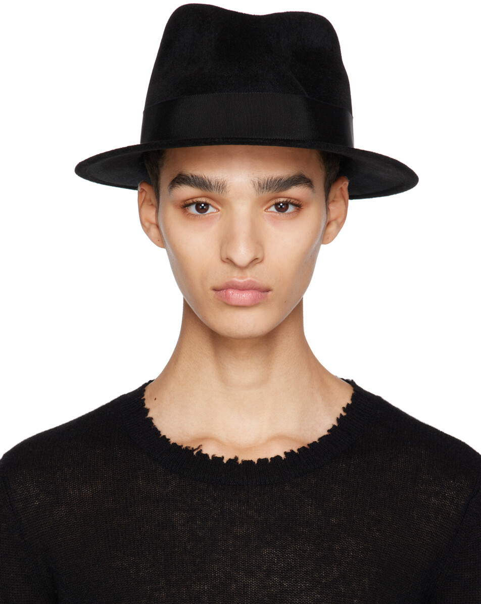 

Черная Сьюз Федора Ann Demeulemeester