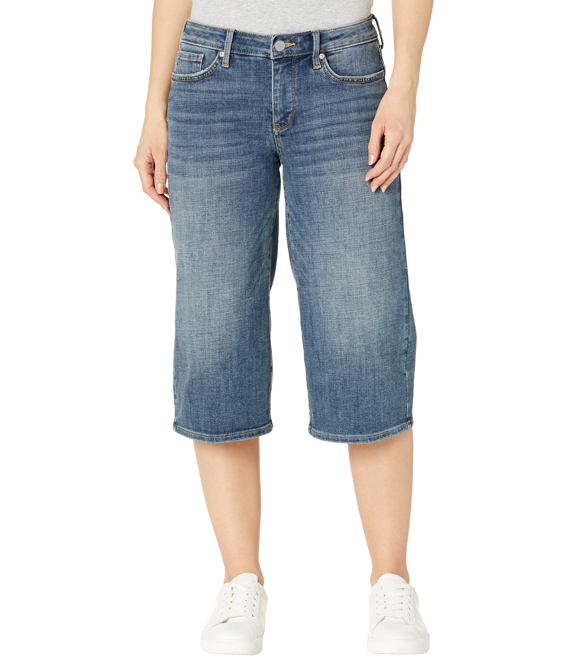Джинсы NYDJ, Petite Wide Leg Pedal Pusher Jeans in Seline