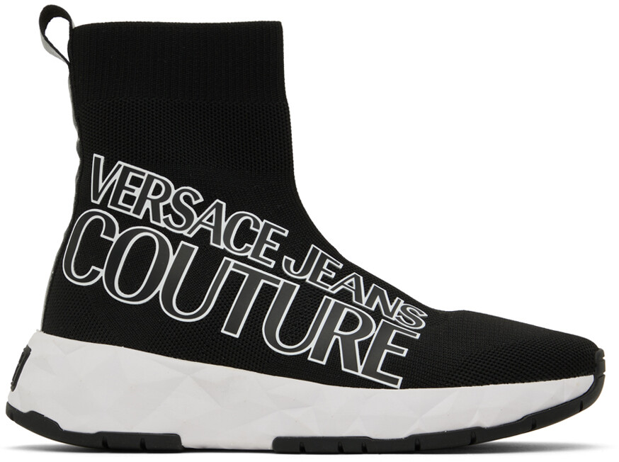 

Черные кроссовки Atom Versace Jeans Couture, Черный, Черные кроссовки Atom Versace Jeans Couture