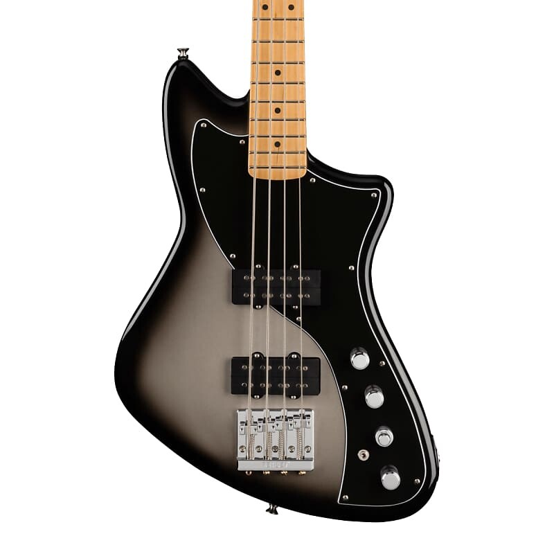 

Fender Player Plus Active Meteora Bass Кленовый гриф Silverburst с чехлом для гитары