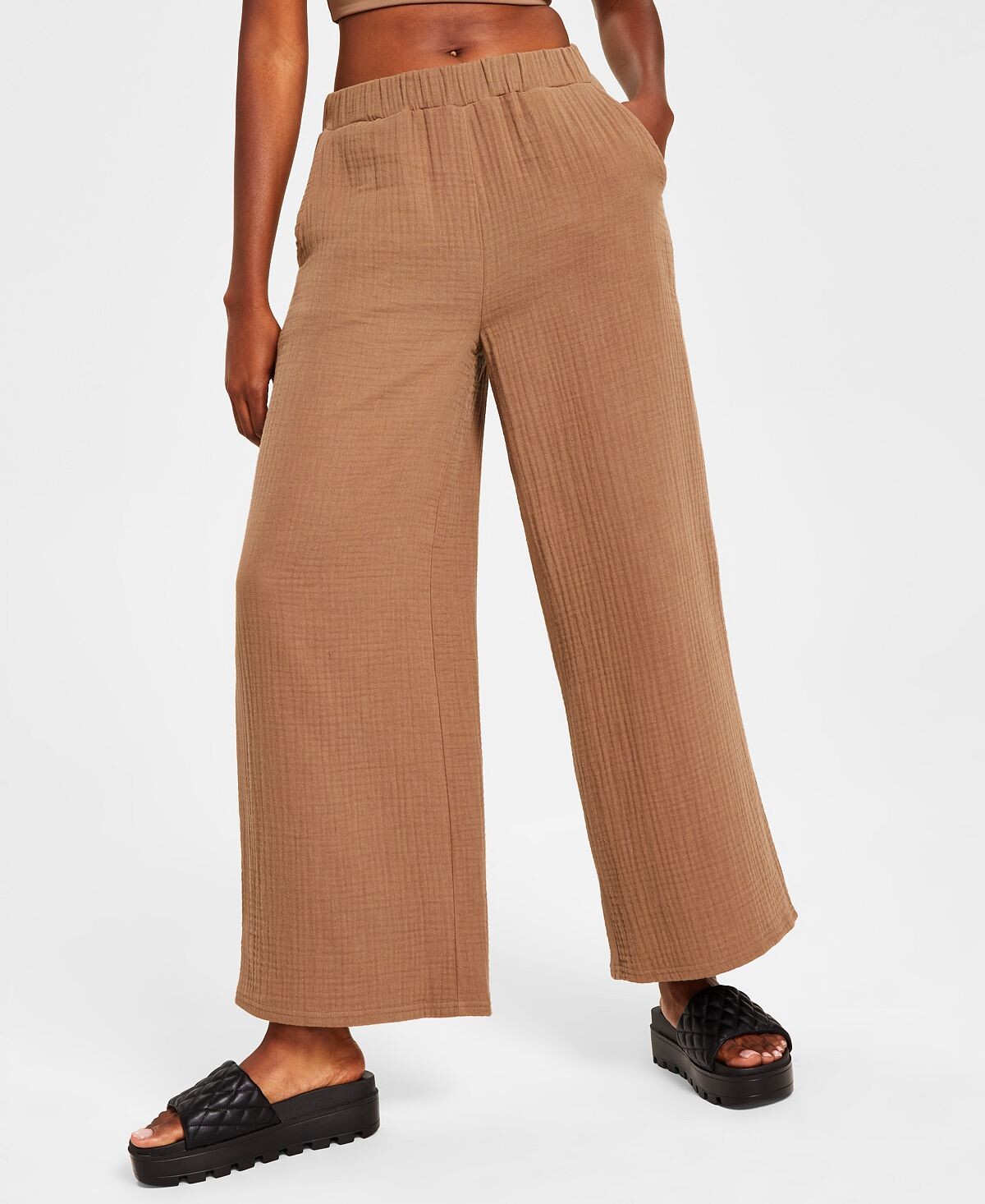 

Однотонные широкие брюки style not size для женщин и больших размеров, созданные для macy's Jenni, мульти