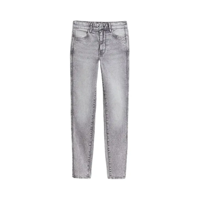 

Джинсы H&M Skinny High Ankle, светло-серый