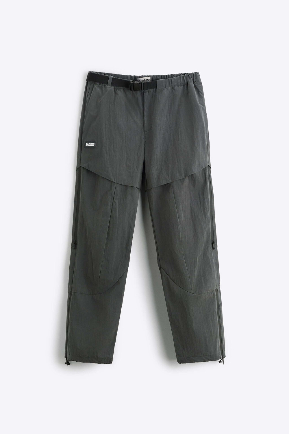 

Брюки Zara With Zips X Rhuigi Limited Edition, серый