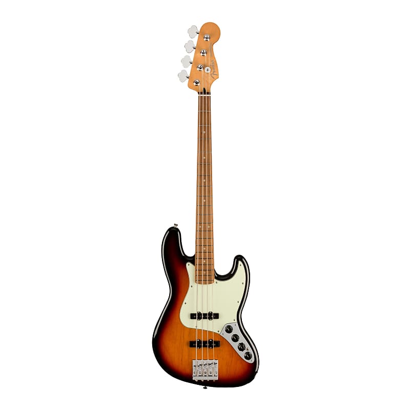 цена Fender Player Plus Jazz 4-струнная электрическая бас-гитара (правая рука, 3 цвета Sunburst) Fender Player Plus Jazz 4-String Electric Bass Guitar (3-Color Sunburst)