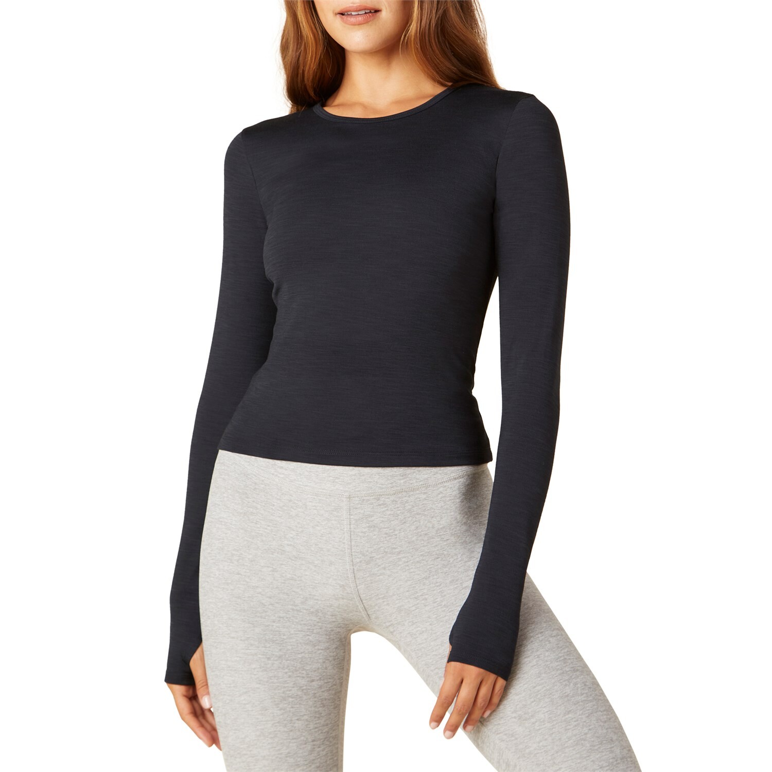 

Рубашка для защиты от солнца Beyond Yoga Heather Rib Protect Me - женские, черный