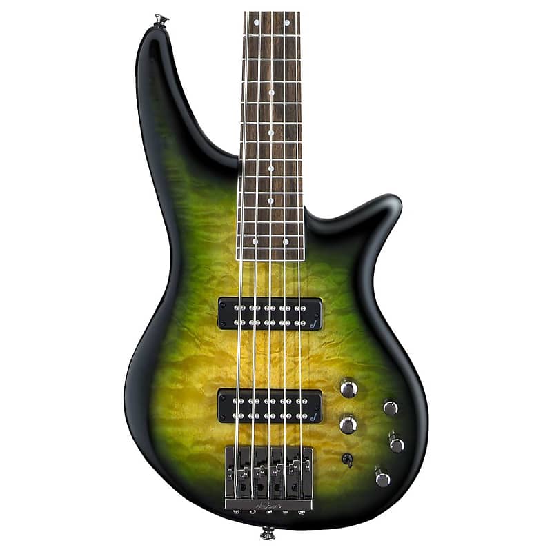цена Jackson JS Series Spectra Bass JS3QV 5-струнная бас-гитара, Alien Burst