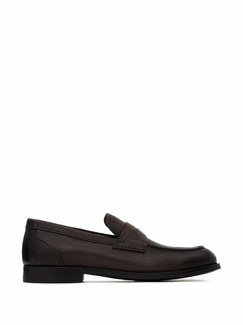 

Кожаные пенни лоферы Santoni