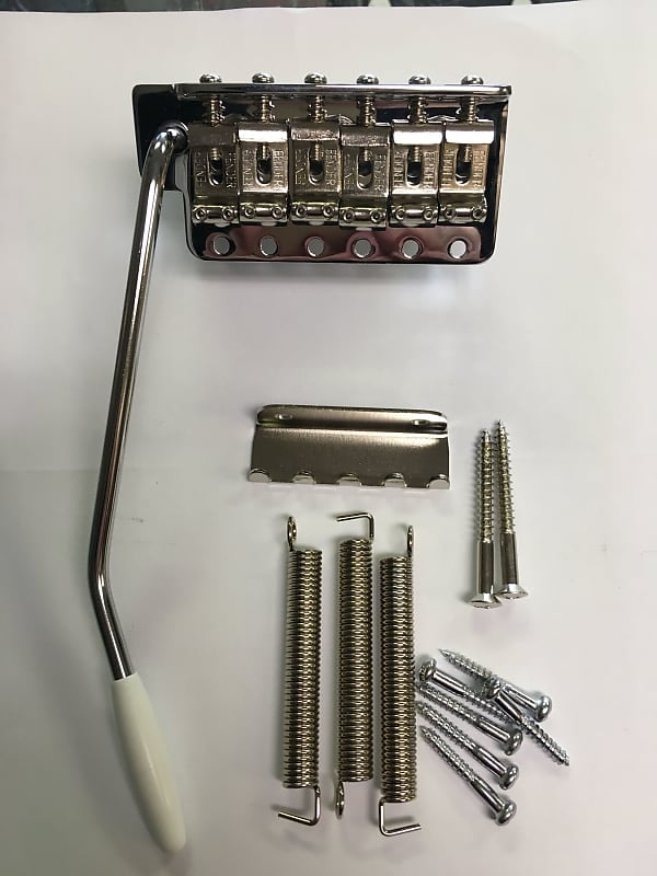 НОВЫЙ МОСТ FENDER 50s RI STRATOCASTER TREMOLO В СБОРЕ С ТЯЖЕЛЫМ БЛОКОМ 2 3/16" Вибрато tremolo bridge - фото