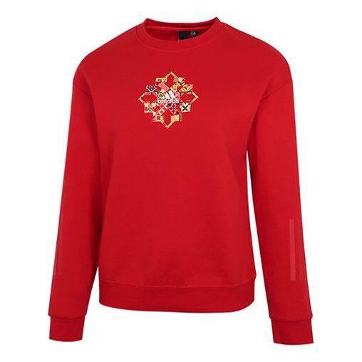 

Толстовка Adidas Cny Sweat limited Funny Pattern Sports Round Neck Red, Красный