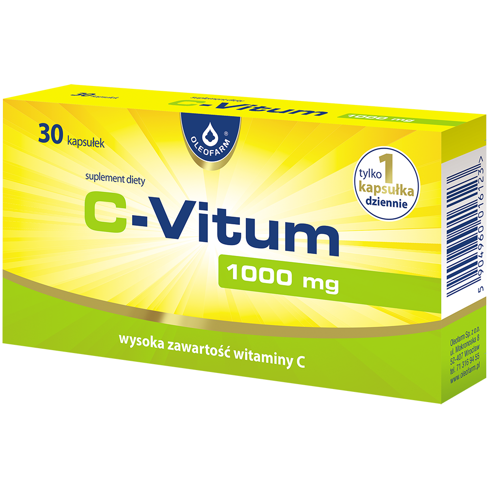 Oleofarm C-Vitum биологически активная добавка, 30 капсул/1 упаковка oleofarm collaflex биологически активная добавка 60 капсул 1 упаковка