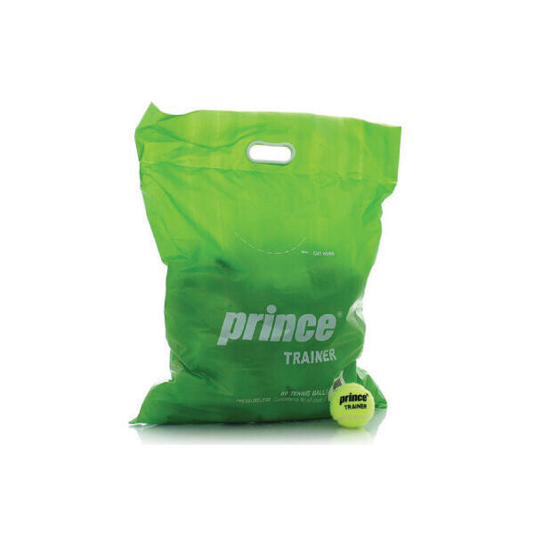 

Пакет из 60 теннисных мячей Prince Trainer, желтый