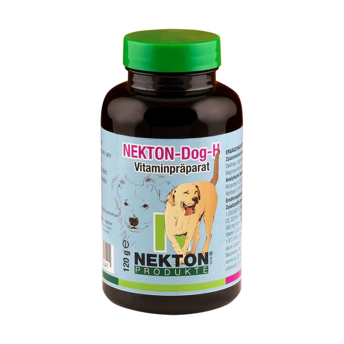 Витаминный комплекс для улучшения состояния кожи и шерсти для собак всех пород Nekton-Dog-H, 120 г