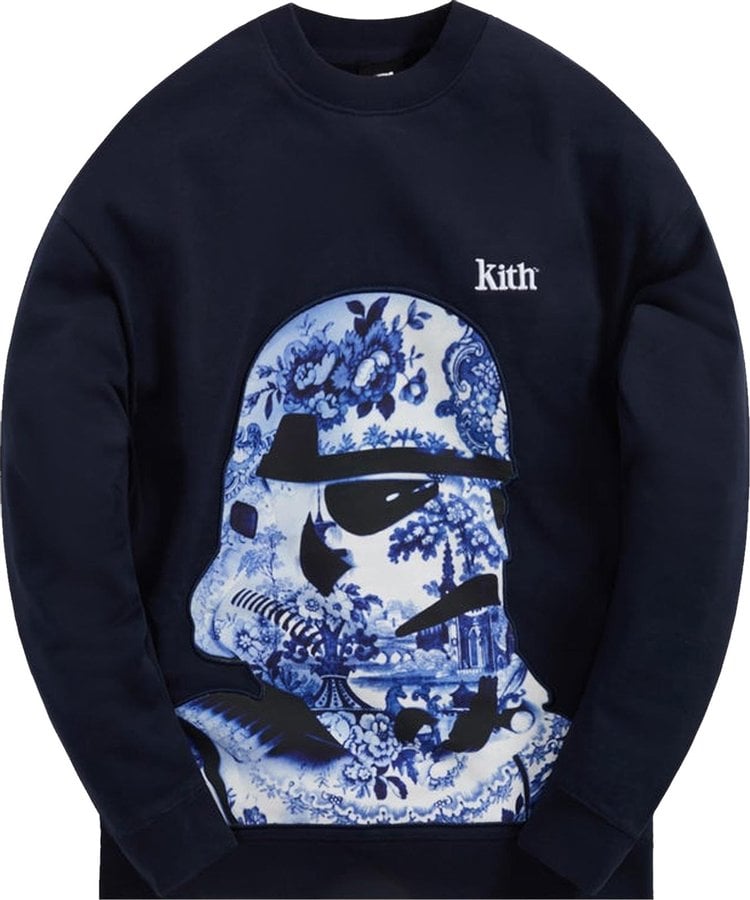 Толстовка Kith For Star Wars Trooper Crewneck 'Nocturnal', синий - фото