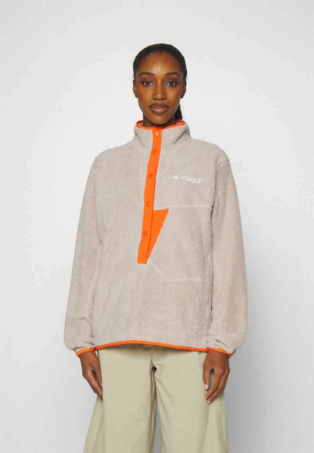 

Толстовка Adidas Terrex TERREX XPLORIC HIGH FLEECE, бежевый