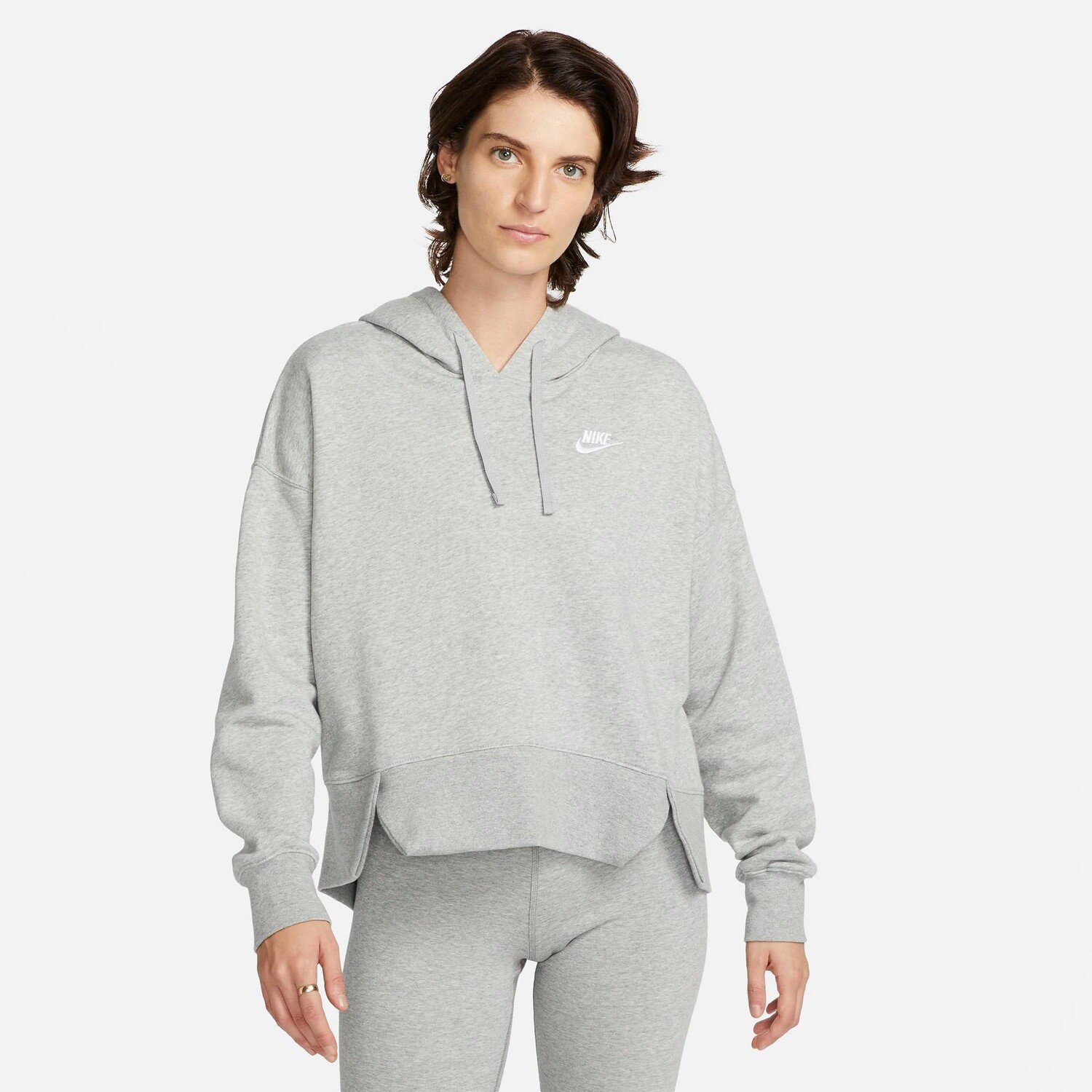 

Женская флисовая худи Nike Sportswear Club, серый
