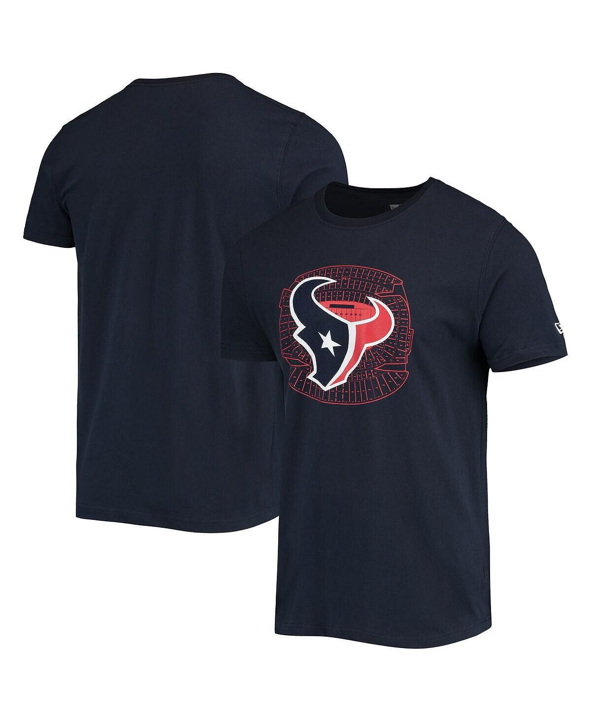 

Мужская темно-синяя футболка houston texans stadium New Era, синий