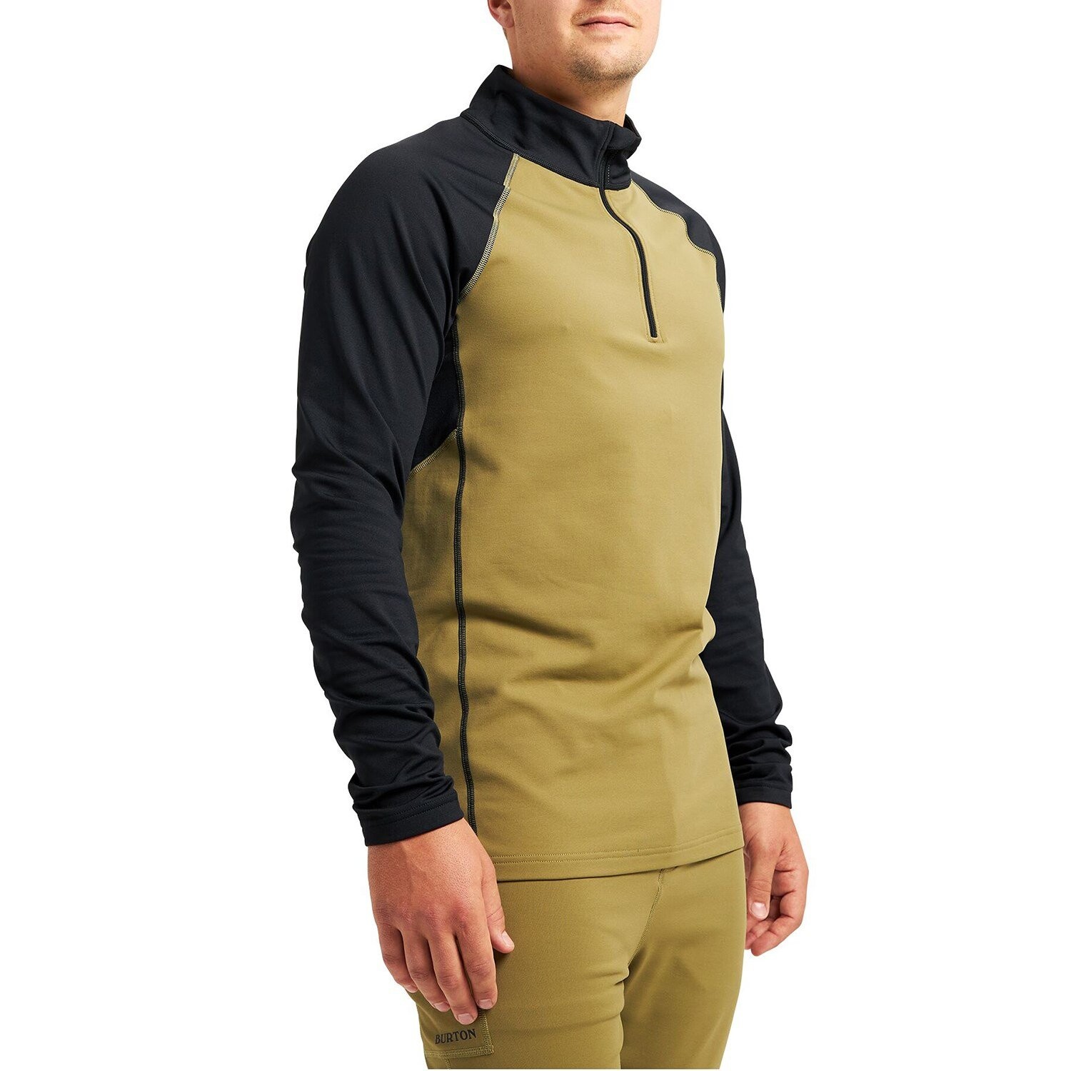

Топ Burton Heavyweight X с молнией на четверть, martini olive