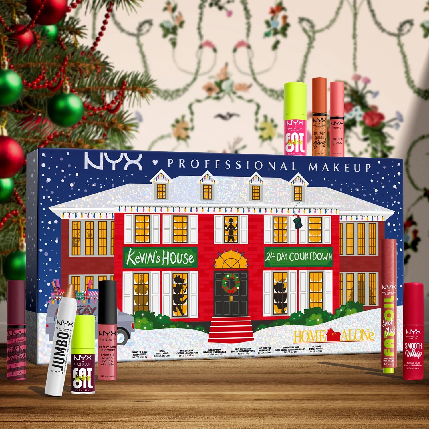 

Адвент-календарь NYX Professional Makeup Home Alone 2024, 24 предмета